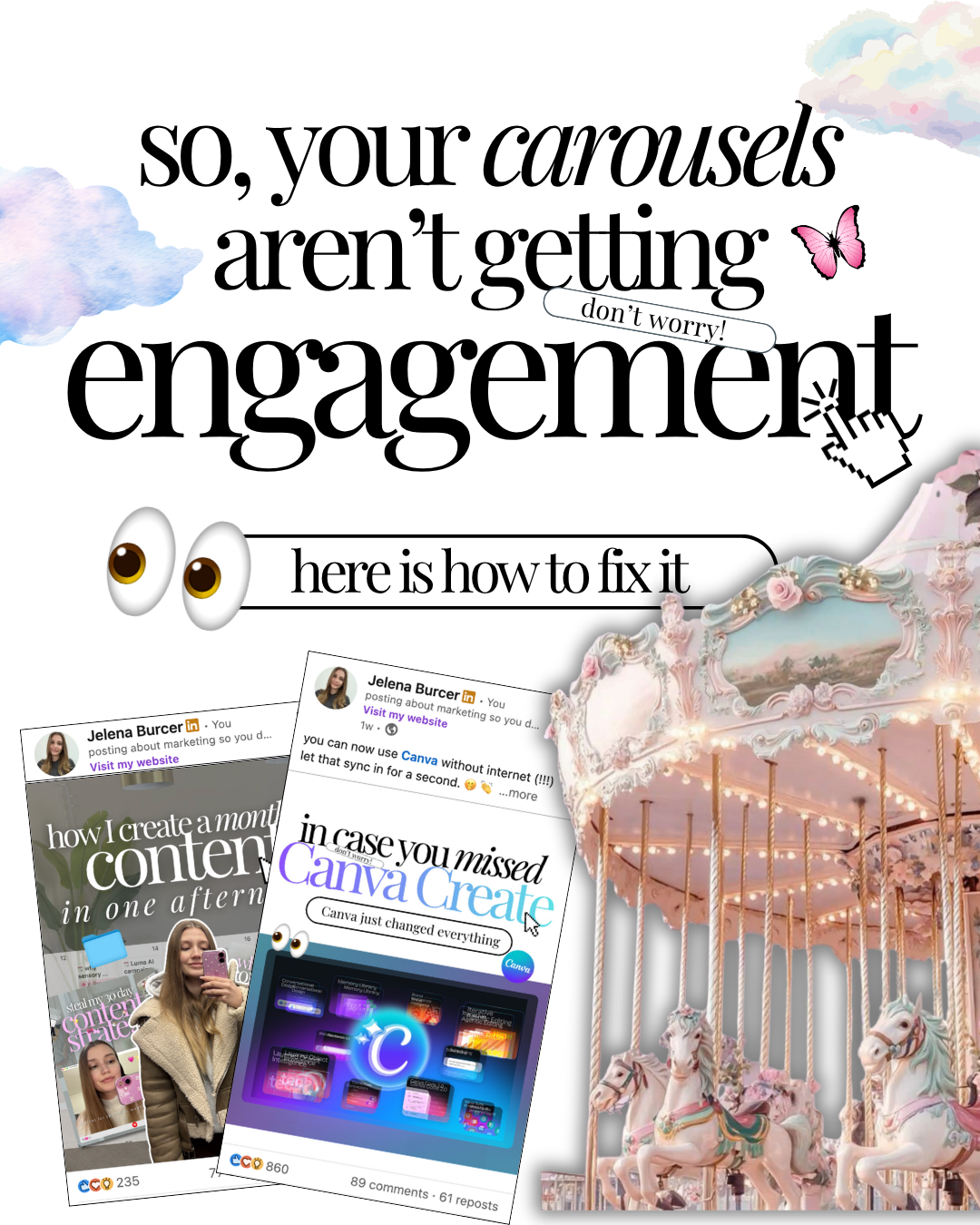 LinkedIn carousels engagement tips